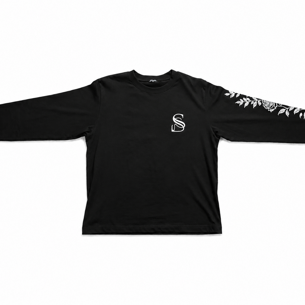 Rose Longsleeve Black