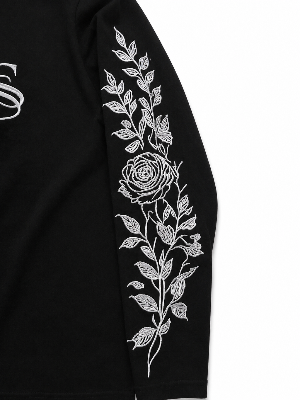 Rose Longsleeve Black